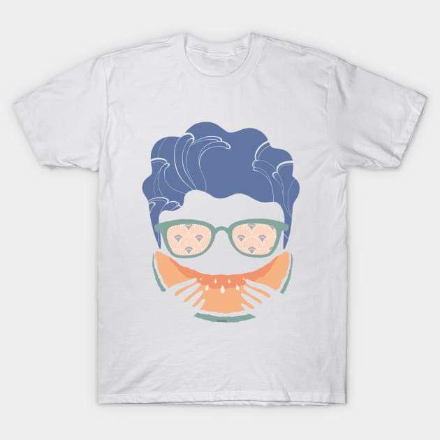 Melon Man T-Shirt by BettiG